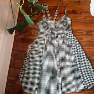 Gingham Madewell dress with pockets